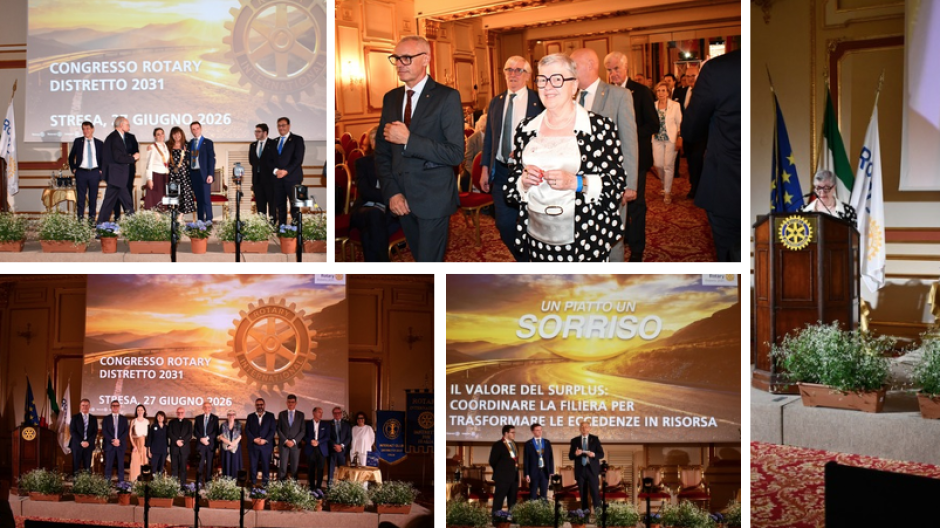 A Stresa il Rotary unisce la filiera alimentare contro sprechi e povertà